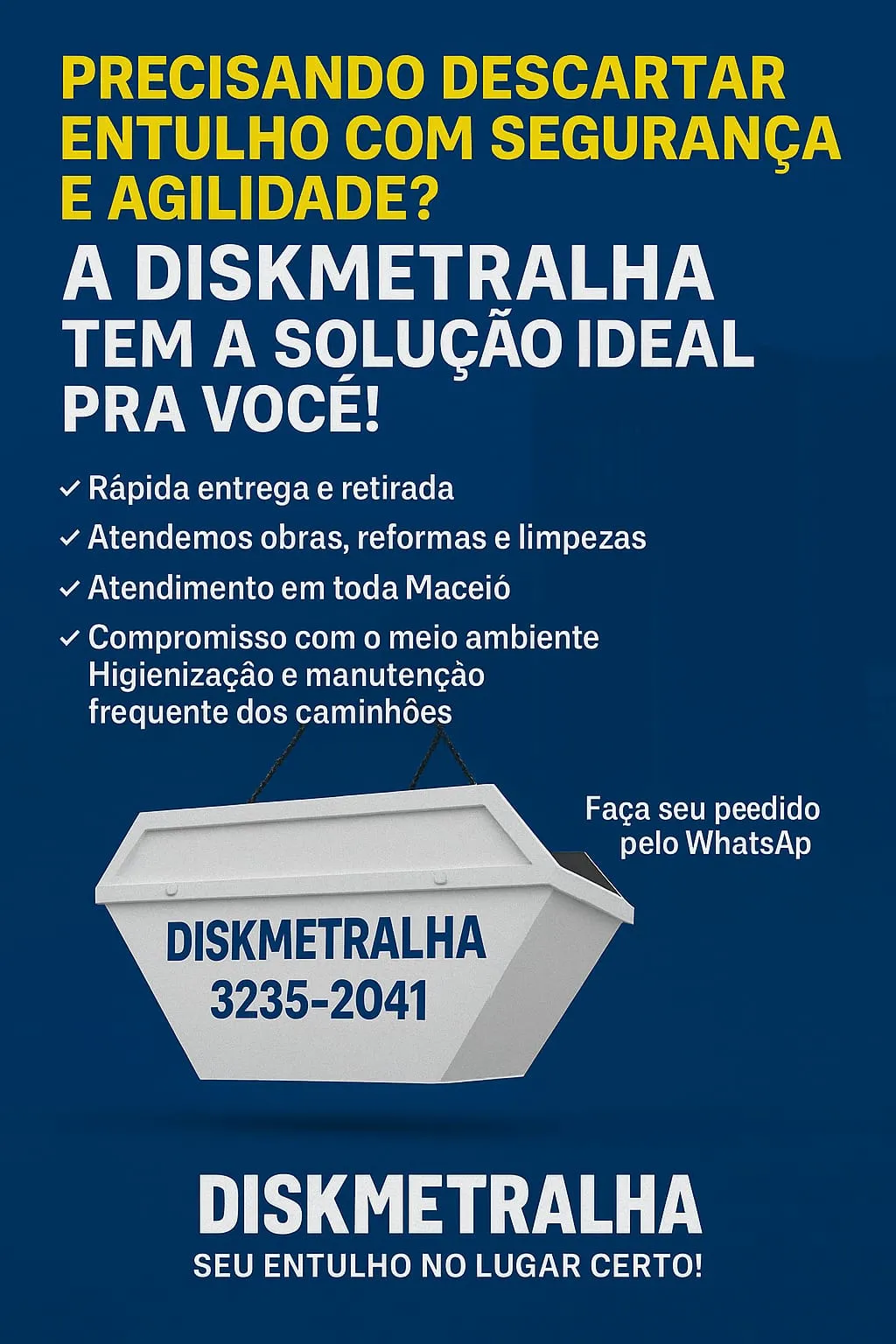 Frota de caminhões-pipa e caçambas da Disk Água e Disk Metralha